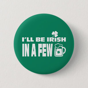 St. Patrick van de Pret van het Thema van het bier Ronde Button 5,7 Cm
