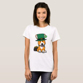 St. Patrick Van een hond het Puppy van de Hond van T-shirt (Voorkant volledig)