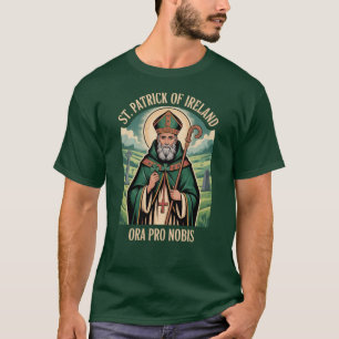 St. Patrick van Ierland Gebeds Geschenken voor Kat T-shirt