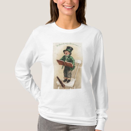 St. Patrick was een Gentleman T-shirt (Voorkant)
