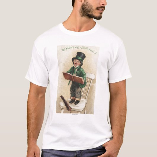 St. Patrick was een Gentleman T-shirt (Voorkant)