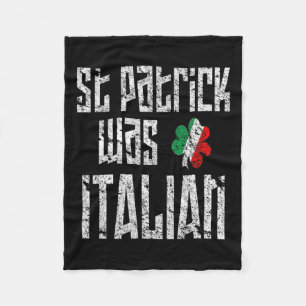 St. Patrick was een Italiaanse St. Patrick's Day e Fleece Deken