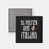 St. Patrick was een Italiaanse St. Patrick's Day e Magneet (Voorkant / Achterkant)