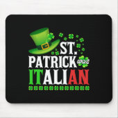 St Patrick was Italiaans Pet Clover van St Patrick Muismat (Voorkant)