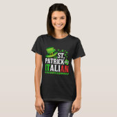 St Patrick was Italiaans Pet Clover van St Patrick T-shirt (Voorkant volledig)