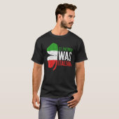 St Patrick was Italiaans shamrock Italië vlag T-shirt (Voorkant volledig)
