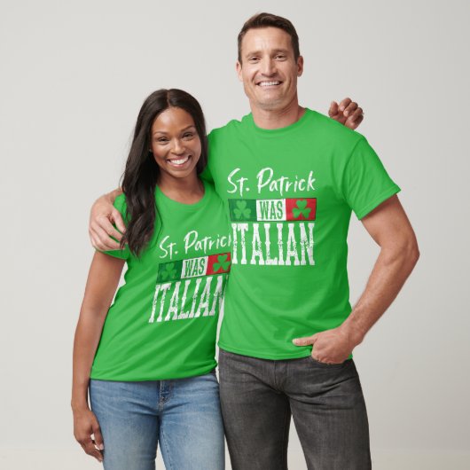 St. Patrick was Italiaans St. Patrick's Day Shamro T-shirt (Unisex)
