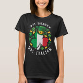 St. Patrick was Italiaans St. Patrick's Day Shamro T-shirt (Voorkant)