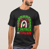 St. Patrick was Italiaanse Rainbow St. Patrick's D T-shirt (Voorkant)
