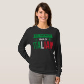 St Patrick was Italiaanse vlag T-shirt (Voorkant volledig)