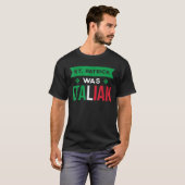 St. Patrick was Italiaanse vlag T-shirt (Voorkant volledig)