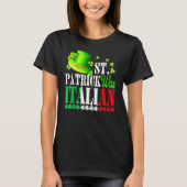 St Patrick Was Italian St Patrick's Day Hat Clover T-shirt (Voorkant)