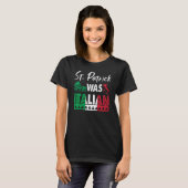St Patrick Was Italian St Patrick's Day Shamrock I T-shirt (Voorkant volledig)