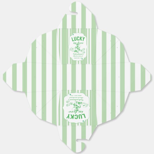 St. Patrick ze vond haar geluksbrenger vrijgezelle Bedankdoosjes (Ongevouwen)