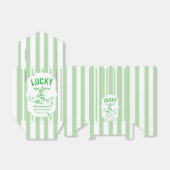 St. Patrick ze vond haar lucky charm vrijgezellenf Bedankdoosjes (Uitgevouwen)