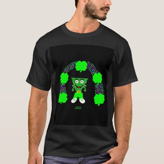 St. Patrick'FrankenCheese Mannen Black T Shirt (Voorkant)
