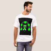 St. Patrick'FrankenCheese Mannen White T Shirt (Voorkant volledig)