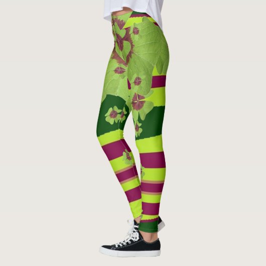 St. Patrick's - All Clover-ed Up Shamrock Leggings (Links)