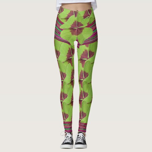 St. Patrick's - All Clover-ed Up Shamrock Leggings (Voorkant)