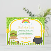 St Patricks Baby shower Boeken voor Baby Kaart (Staand voorkant)