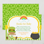 St Patricks Baby shower Boeken voor Baby Kaart (Voorkant / Achterkant)