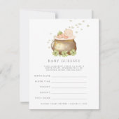 st patricks baby shower gisingspel kaart (Voorkant)