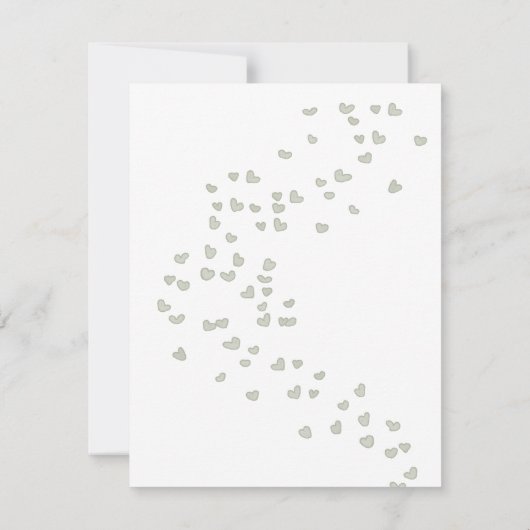 st patricks baby shower gokt game-uitnodiging kaart (Achterkant)