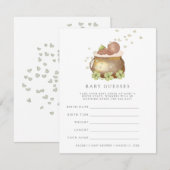 st patricks baby shower gokt game-uitnodiging kaart (Voorkant / Achterkant)