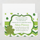 St. Patrick's Baby shower Kaart (Voorkant / Achterkant)