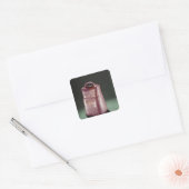 St. Patrick's Bell, uit Ierland, c.552 Vierkante Sticker (Envelop)