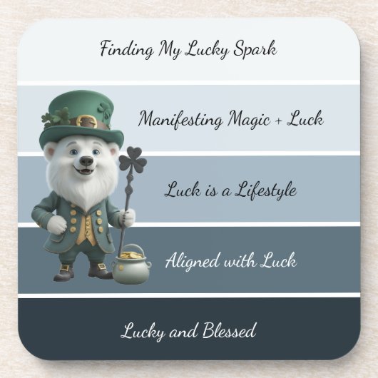 St. Patrick's Bevestiging Bier Onderzetter (Voorkant)