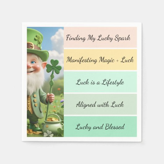 St. Patrick's Bevestiging Servet (Voorkant)