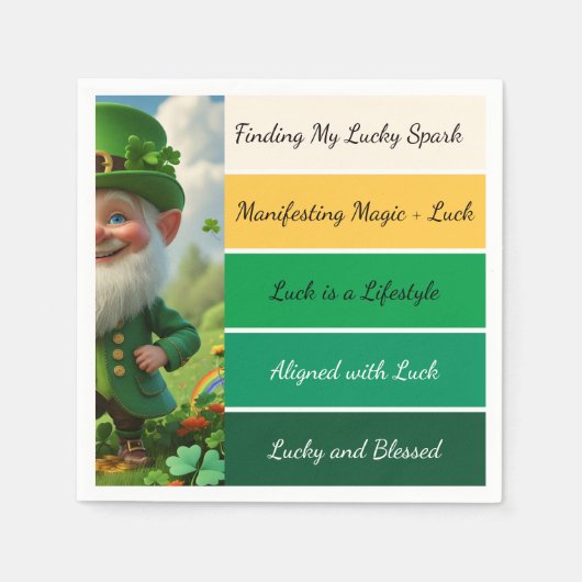 St. Patrick's Bevestiging Servet (Voorkant)