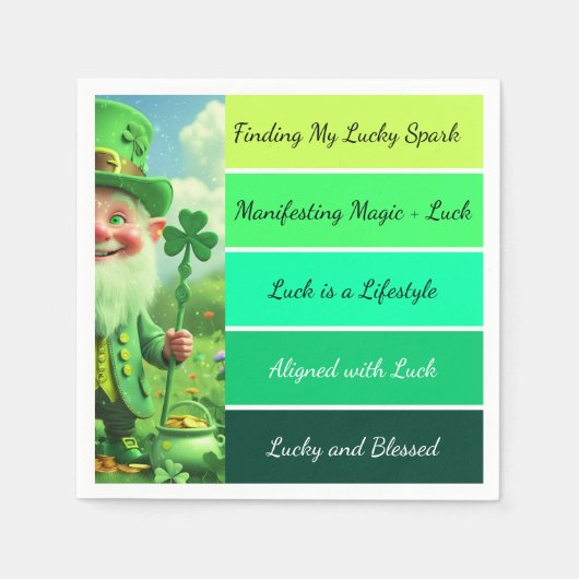 St. Patrick's Bevestigingsservetten Servet (Voorkant)