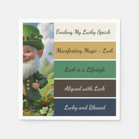 St. Patrick's Bevestigingsservetten Servet (Voorkant)