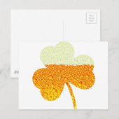 st patricks bierklaver briefkaart (Voorkant / Achterkant)