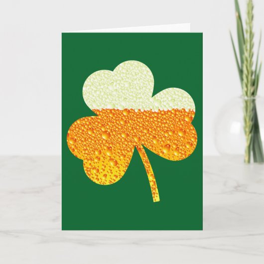 st patricks bierklaver kaart (Voorkant)