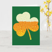 st patricks bierklaver kaart (Gele Bloem)
