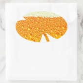 st patricks bierklaver ovale sticker (Tas)