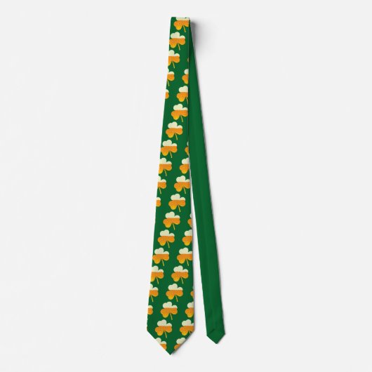 st patricks bierklaver stropdas (Voorkant)