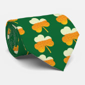 st patricks bierklaver stropdas (Opgerold)