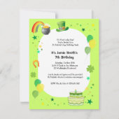 St. Patrick's Birthday Costume Party Invitation Kaart (Voorkant)