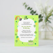 St. Patrick's Birthday Costume Party Invitation Kaart (Staand voorkant)