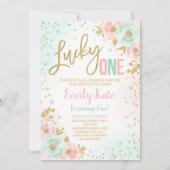 St. Patrick's Birthday Invitation Lucky One Party Kaart (Voorkant)