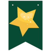 St. Patrick's Birthday Rainbow Clover Green Irish Vlaggetjes (Eerste vlag)