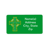 "St. Patrick's borstplaat" adreslabel Etiket (Voorkant)