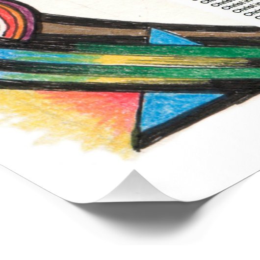 St Patricks borstplaat Perfect Poster (Hoek)