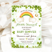 St Patrick's Boy Little Shamrock Baby shower Kaart