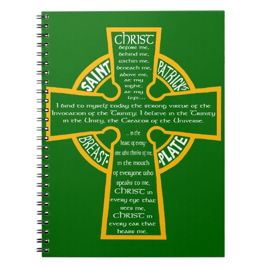 "St. Patrick's Breastplate"-laptop Notitieboek (Voorkant)
