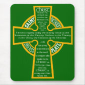 St. Patrick's Breastplate Mousepad Muismat (Voorkant)